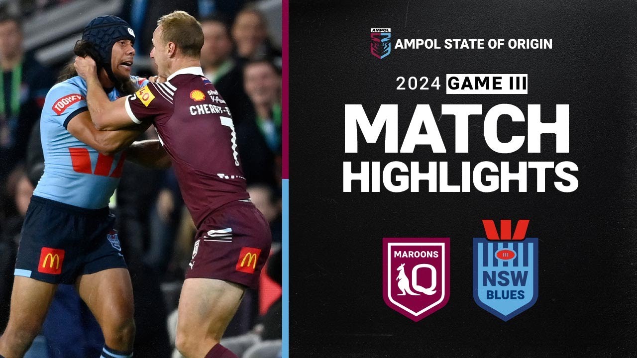 NRL Highlights | 2024 State of Origin Highlights| QLD Maroons v NSW Blues | Game 2