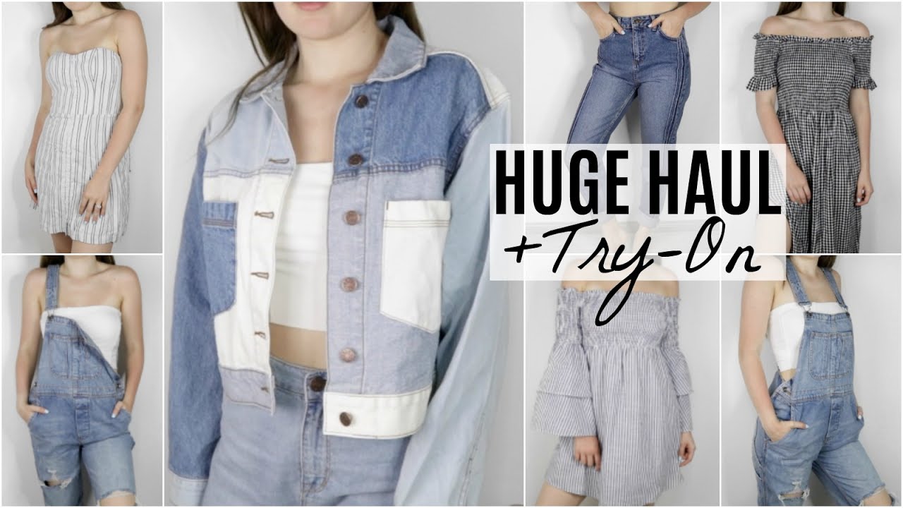 HUGE TRY ON HAUL 2017 | Urban Outfitters, Calvin Klein, Princess Polly + More!