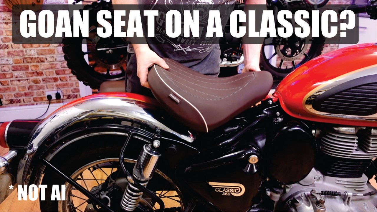 Can you fit a Goan seat to a Classic 350 Reborn?? More Royal Enfield 350 Seat Swaps