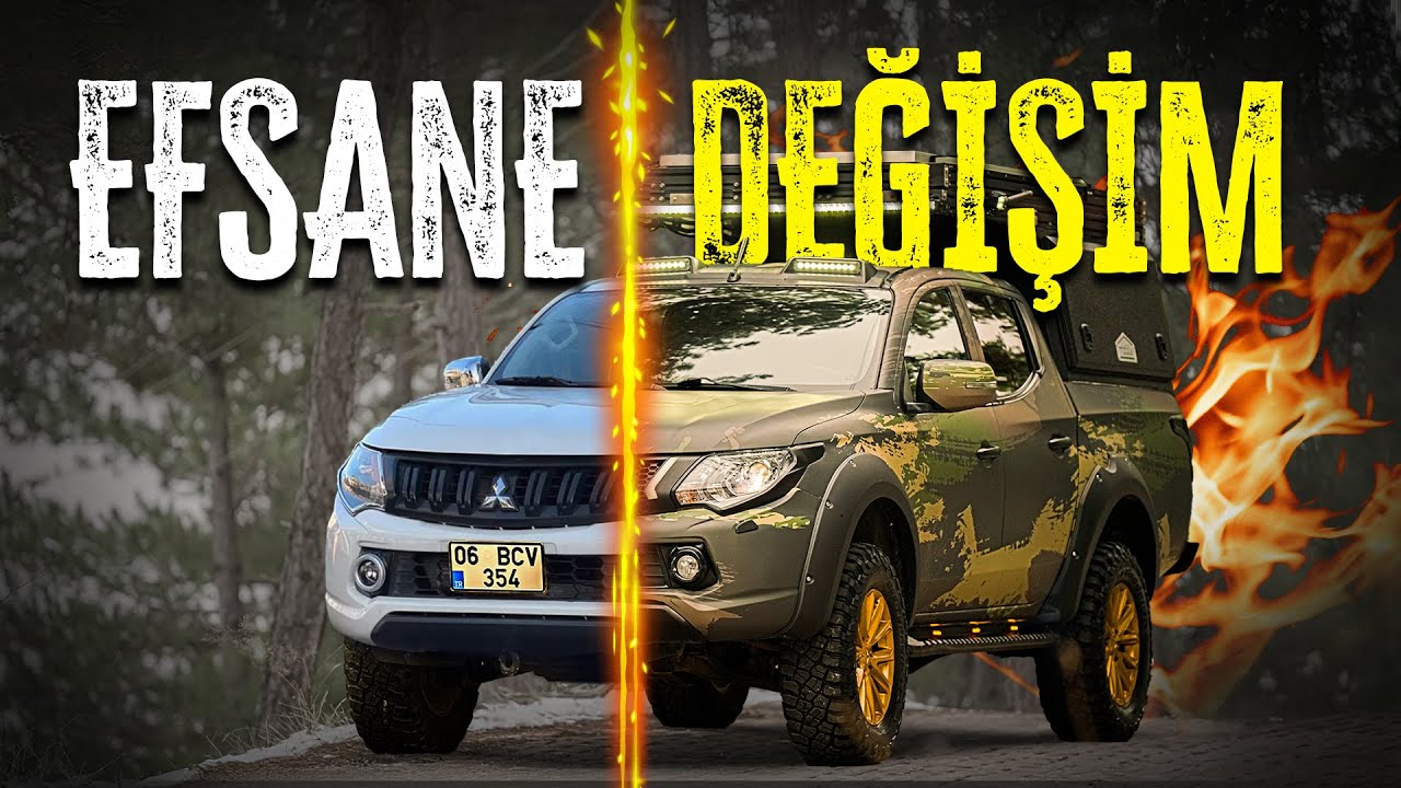 ARAZİ ARACIMIN EFSANE D&Ouml;N&Uuml;Ş&Uuml;M&Uuml;: MITSUBISHI L200