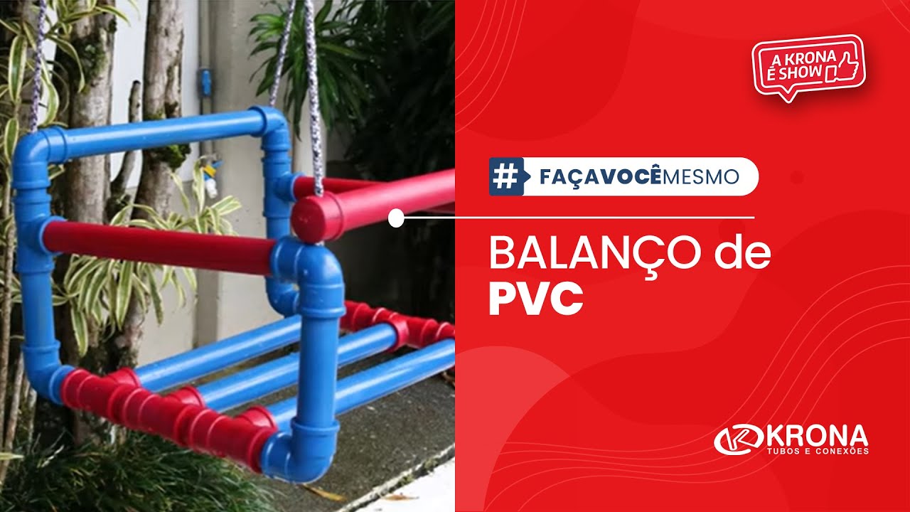 Faça você mesmo: Balanço de PVC