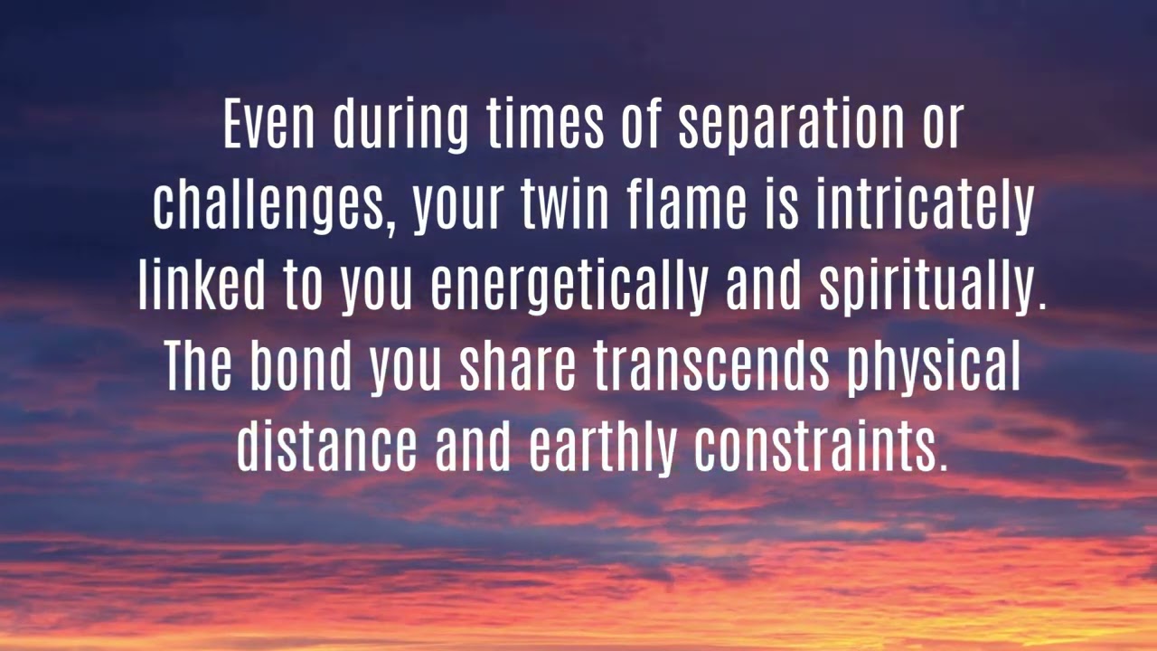 Divine Message 💌: Your twin flame connection is being divinely guided...