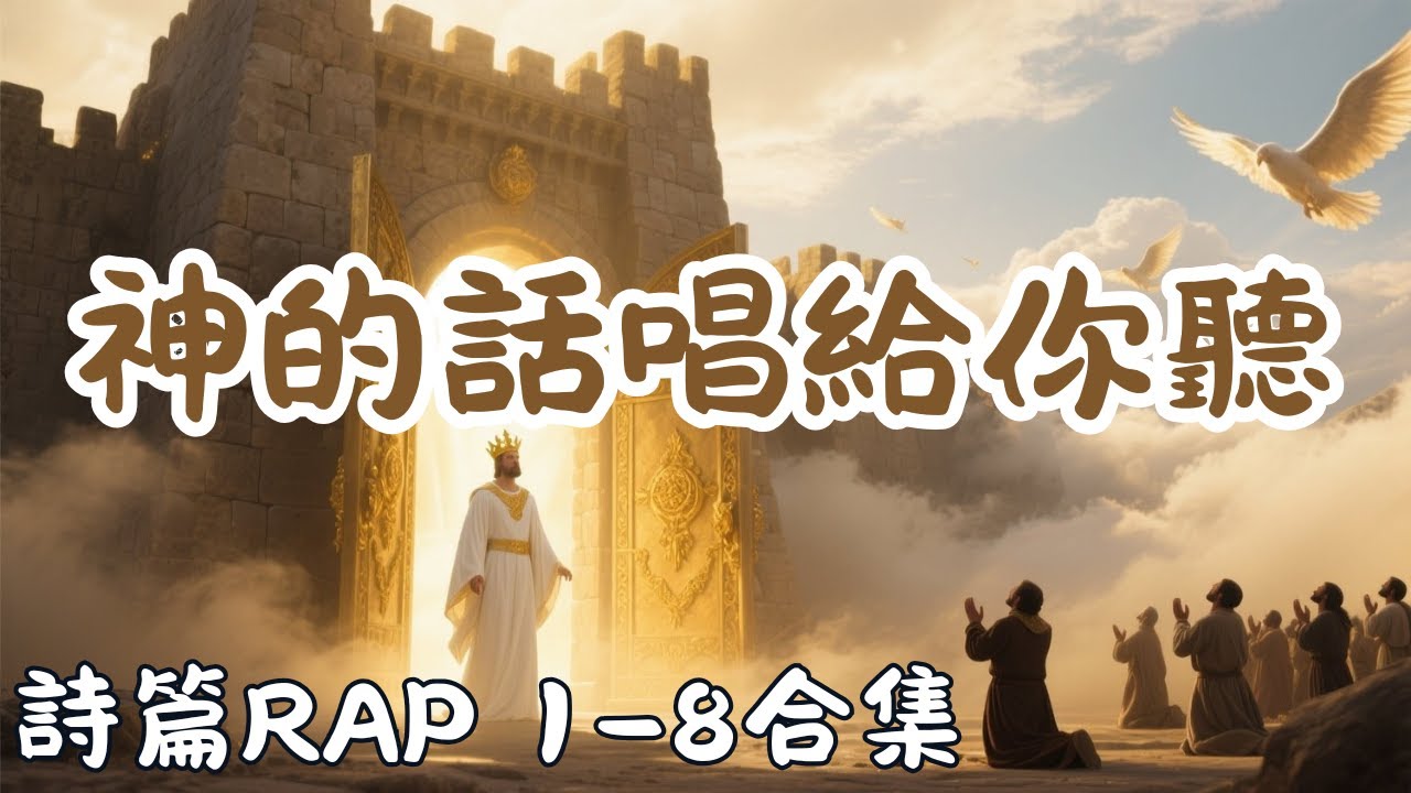 詩篇1–8｜敬拜RAP合輯｜全8章＋中文饒舌詩歌｜每日靈修精選合集｜中文聖經Rap｜每日靈修音樂 #詩歌  #敬拜讚美 #七迦勒饒舌讀聖經