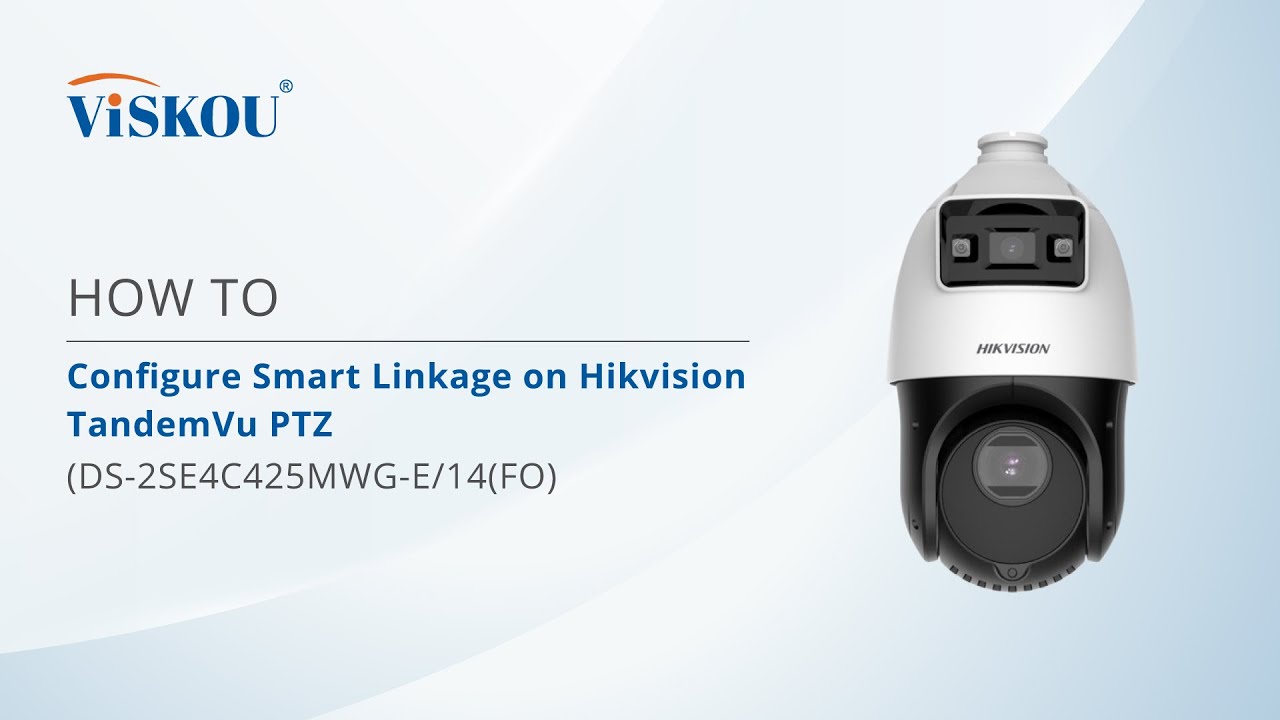 HOW TO : Configure Smart Linkage Tracking on Hikvision TandemVu PTZ (DS-2SE4C425MWG-E/14(FO)