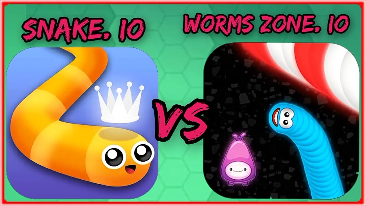 Snake. io Vs Worms zone. io Game Comparison!