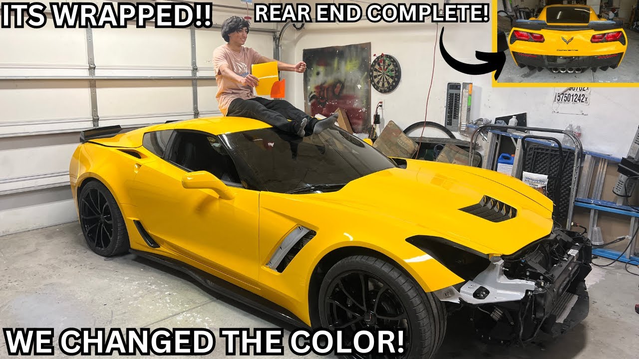 WE WRAPPED THE ENTIRE CORVETTE REBUILD IN ONE VIDEO!