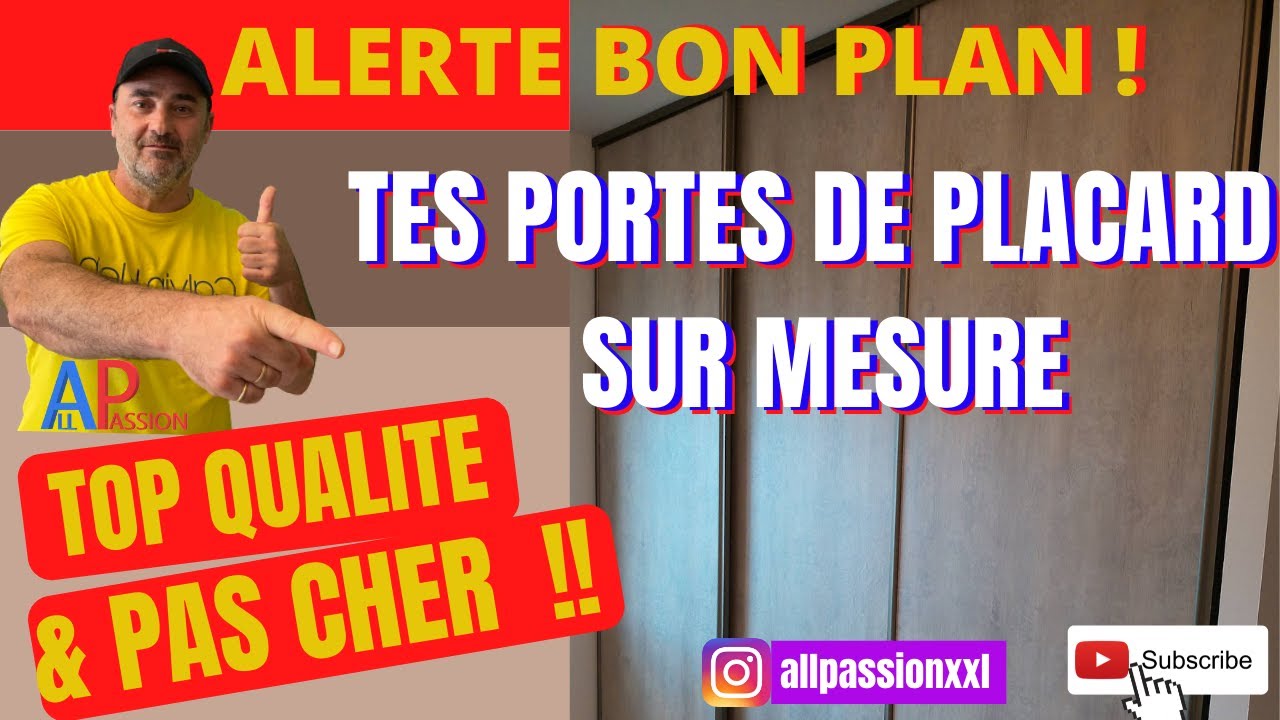 Fabrique tes portes de placard sur mesure et fais des economies d'argent !