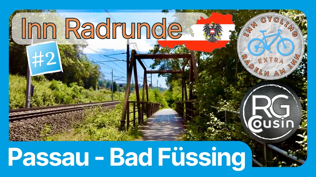 Radtour auf dem  Innradweg von Passau nach Würding
