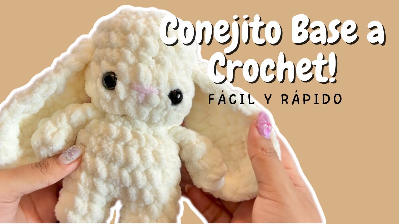 Conejito Base a Crochet | Tutorial Paso a Paso | Fácil y Rápido