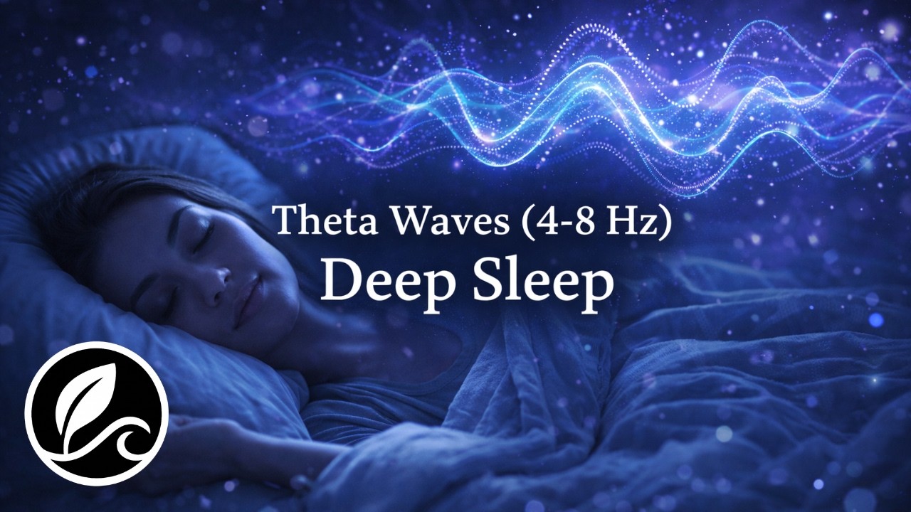 Theta Waves(4–8 Hz)Deep Sleep & Dreams Music  Sleep Therapy for Insomnia Anxiety Relief & Calm Mind