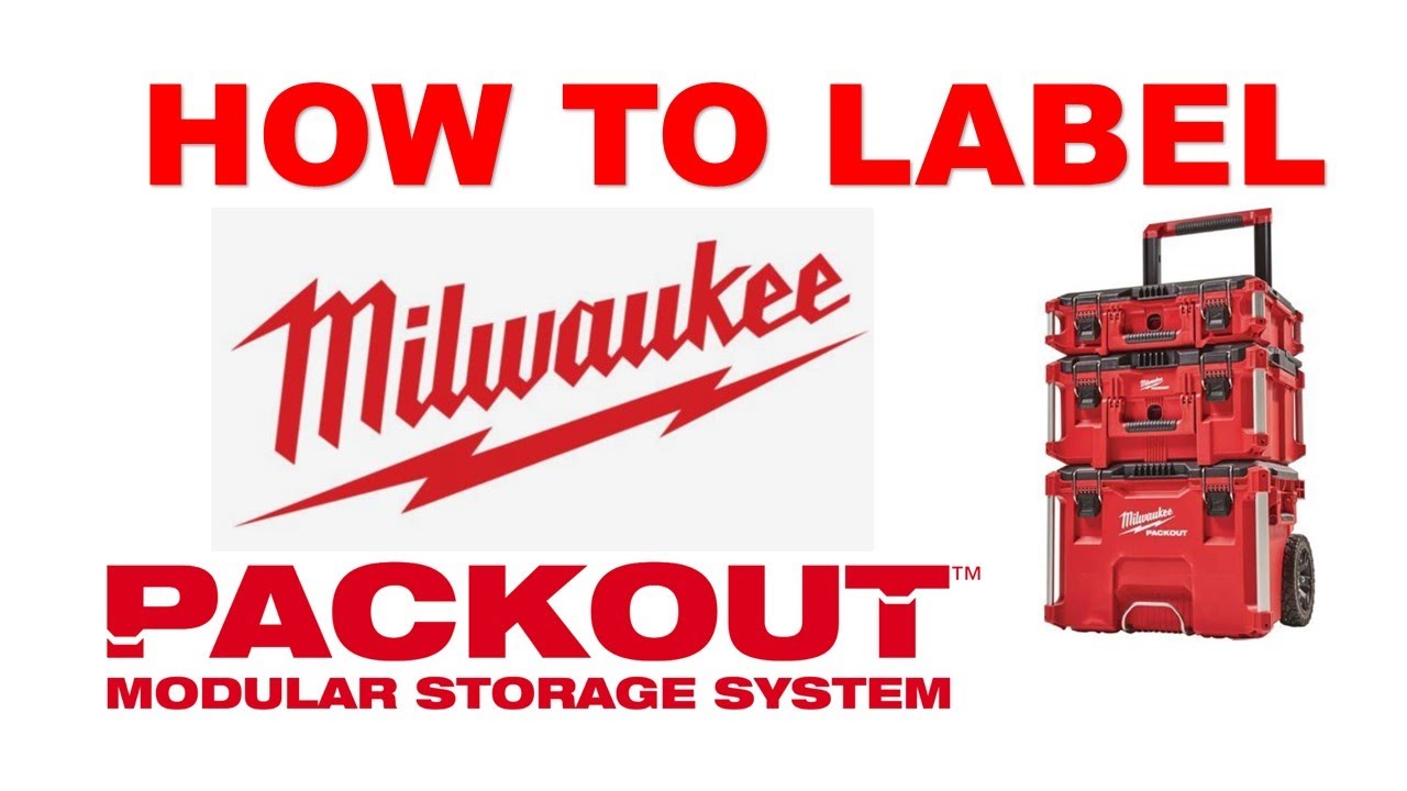 Milwaukee Packout Labels: A Game-Changer for Organization