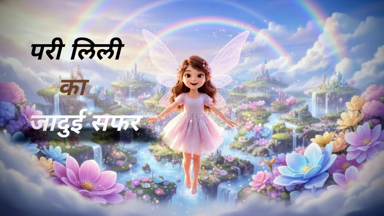🌈परी लिली का जादुई  सफर🧚‍♀️ Hindi khaniya 💫 ✨Jadui Pari Lily Ka Magical Safar🧚‍♀️🌈Hindi Story💫🌟💫 