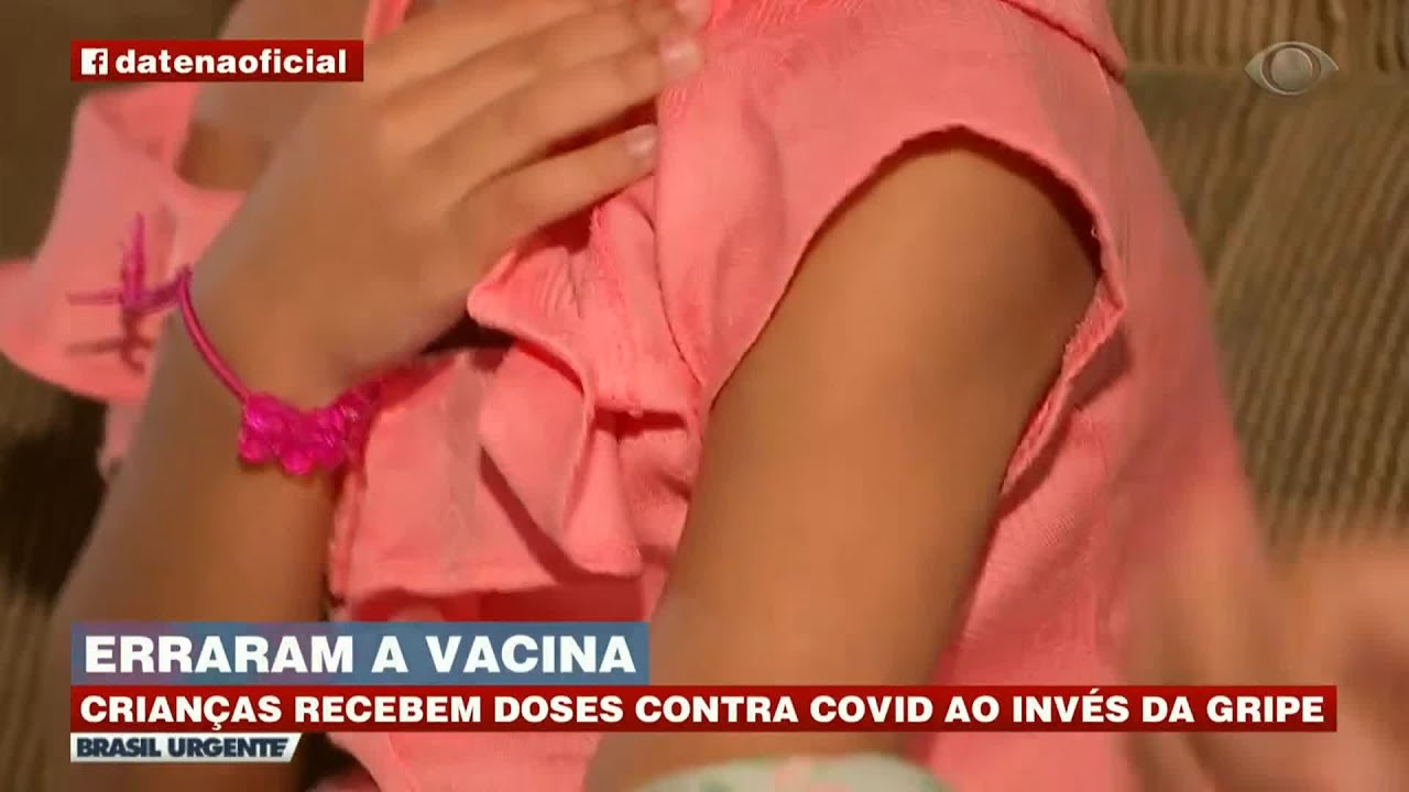 CRIANÇAS TOMAM VACINA DA COVID-19 POR ENGANO | BRASIL URGENTE