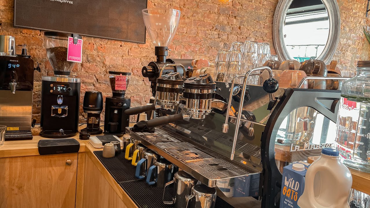 POV- 1 hour of Calm barista shift