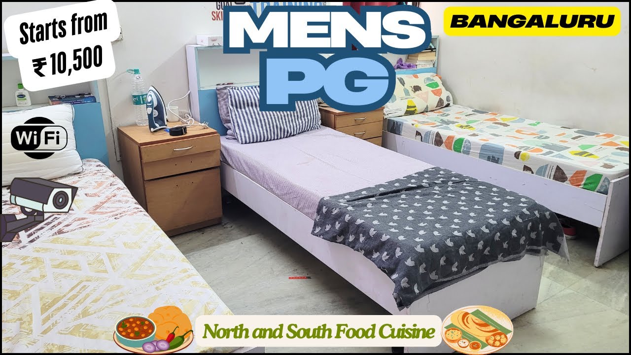 Affordable Luxury PG in Bangalore Near MG Road | Triple, Double & Single Sharing Rooms