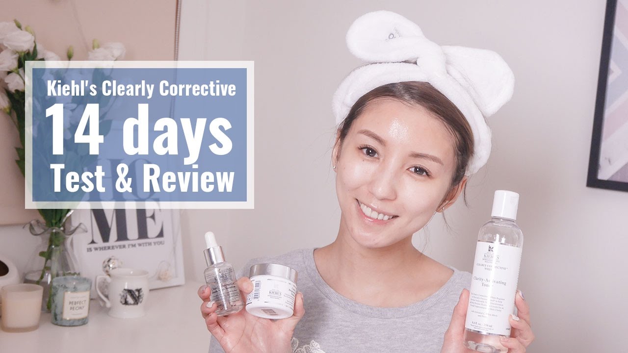 14日淡斑實測 ft. Kiehl's 激光極淨白系列 #7日有感！ Kiehl's Clearly Corrective 14 days Test & Review♥ Nancy