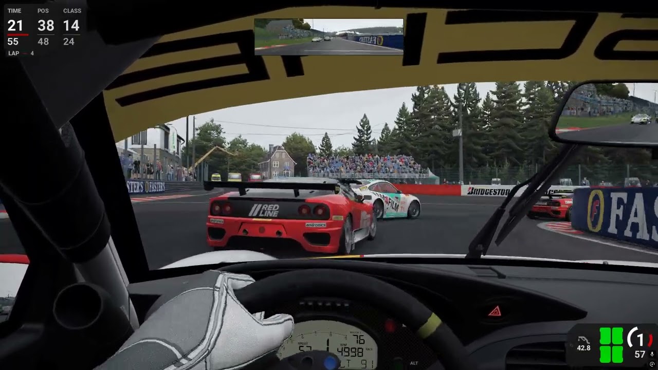 Automobilista 2 Porsche 996 GT3 @ Spa 2005.