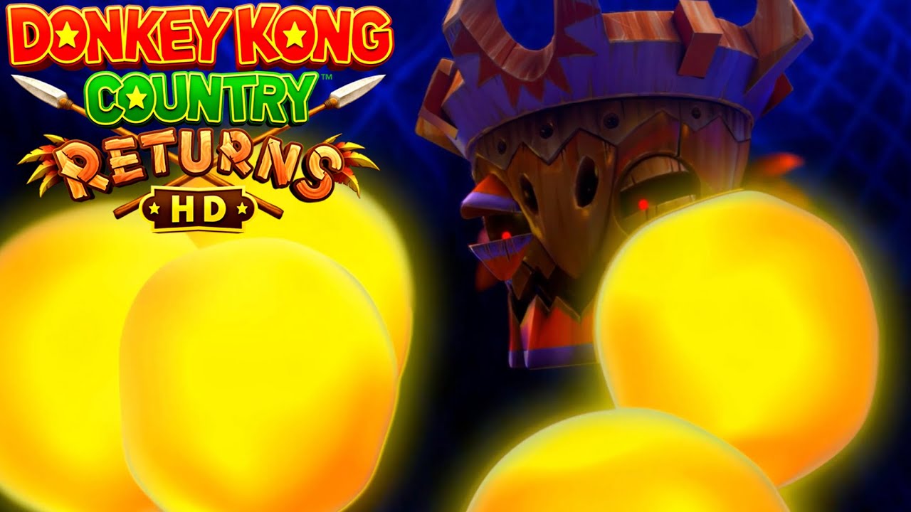 8-B Tiki Tong Terror 🐵 Donkey Kong Country Returns HD 100% Walkthrough