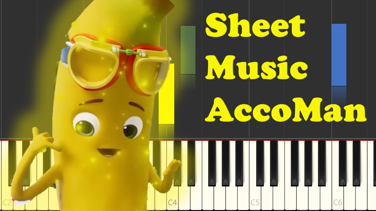🍌📞 CoComelon Banana Phone – Piano Sheet Music 🎼