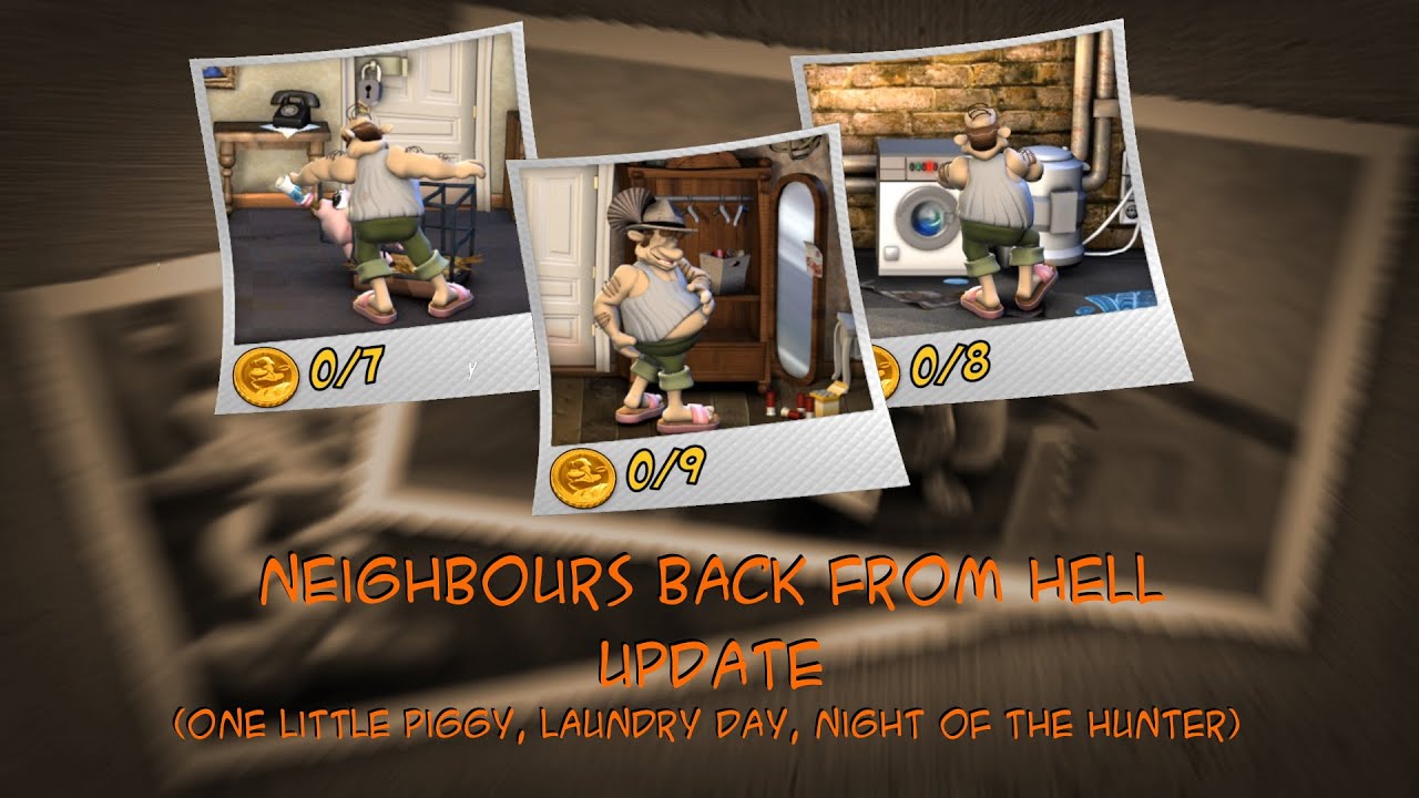 Neighbours Back From Hell Update (New Levels Walkthrough)