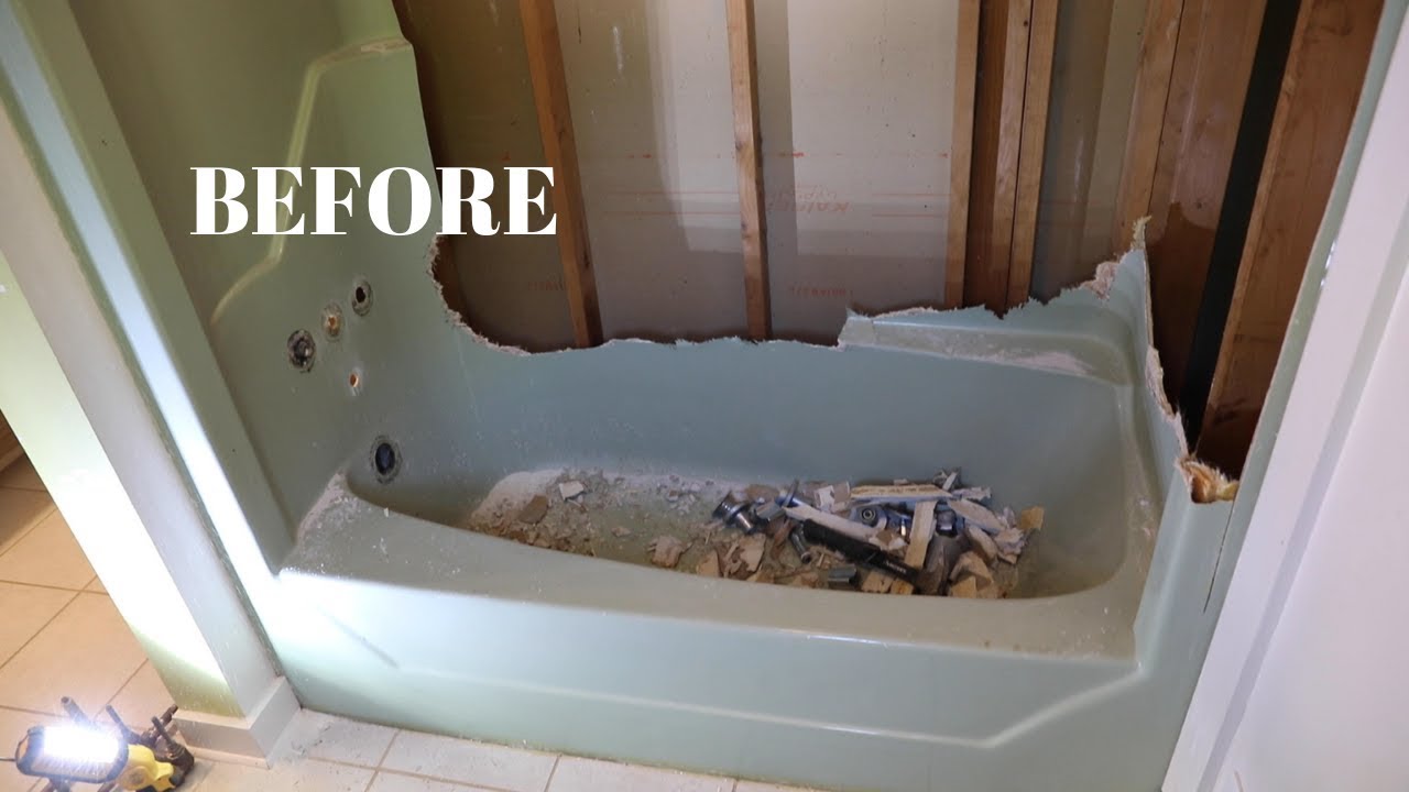 Replacing My Old Fiberglass Bathtub With an American Standard Passage Alcove Tub - Thrift Diving
