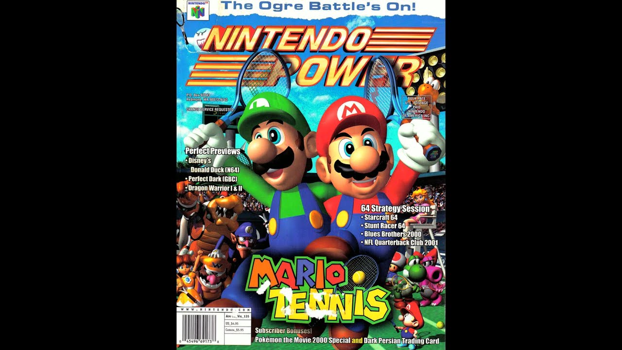 Журнал Nintendo Power, США, выпуск 135, посвященный N64, август 2000 г., с закадровым комментарием.