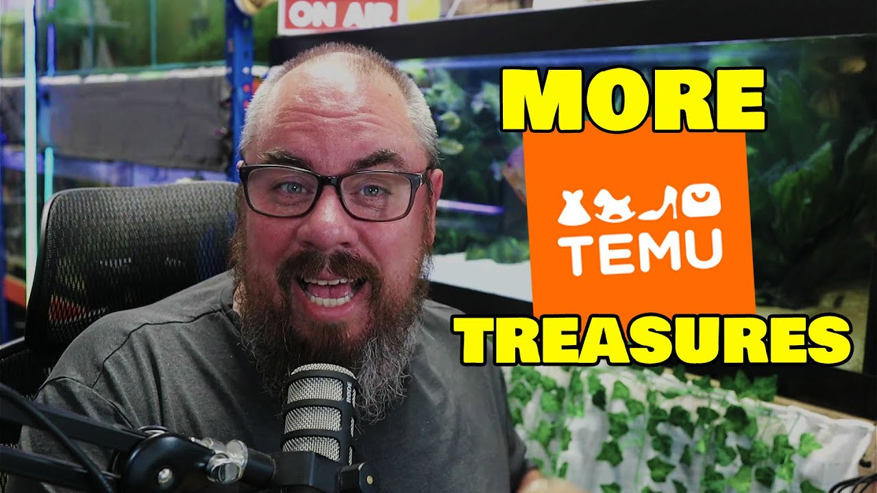 Еще больше сокровищ для аквариума TEMU!