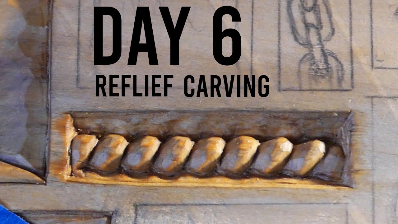 How to Carve a Rope Border - Day 6