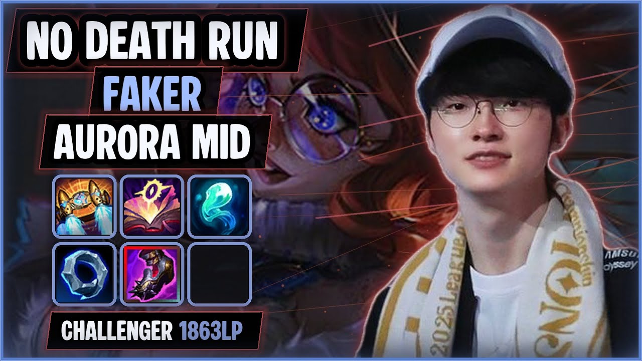 Faker Deathless Carry on Aurora | T1 SoloQ Replay