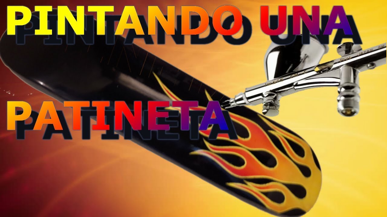 PINTANDO UNA PATINETA