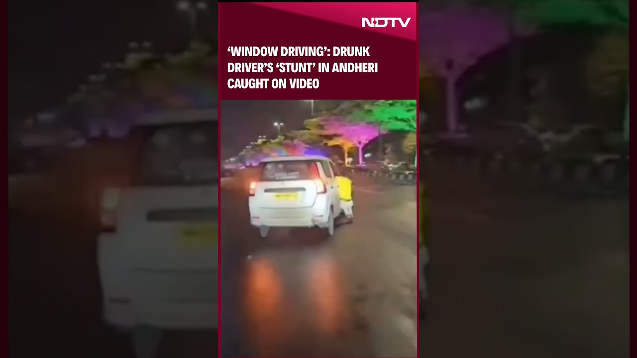 A Drunk Driver Hits Parked Cars In A Speeding Stunt