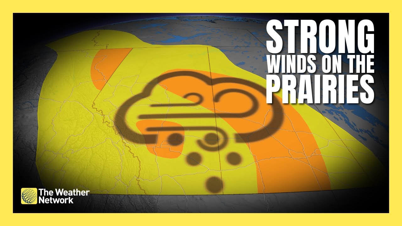 Powerful Prairie Storms Bring 100 km/h Winds | #forecast