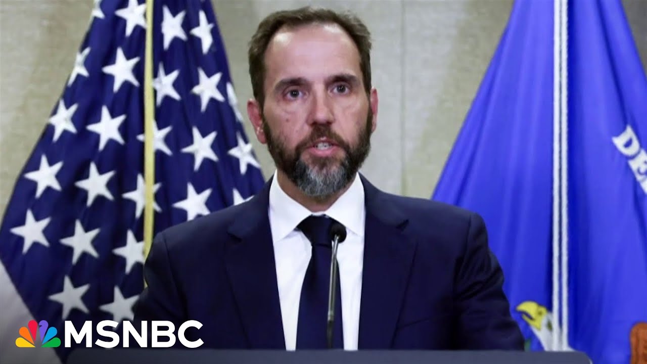 Jack Smith warns of Trump immunity claim which puts democracy at risk