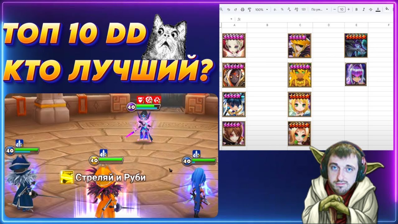 КТО Самый Сильный ДД - Тестируем 10 претендентов в равных условиях | Summoners War