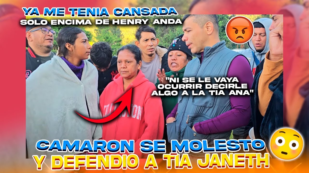 ISMARI le iba a poner QUEJAS DE JANETH A TIA ANA. Y mira que enojado se puso camarón al escuchar eso