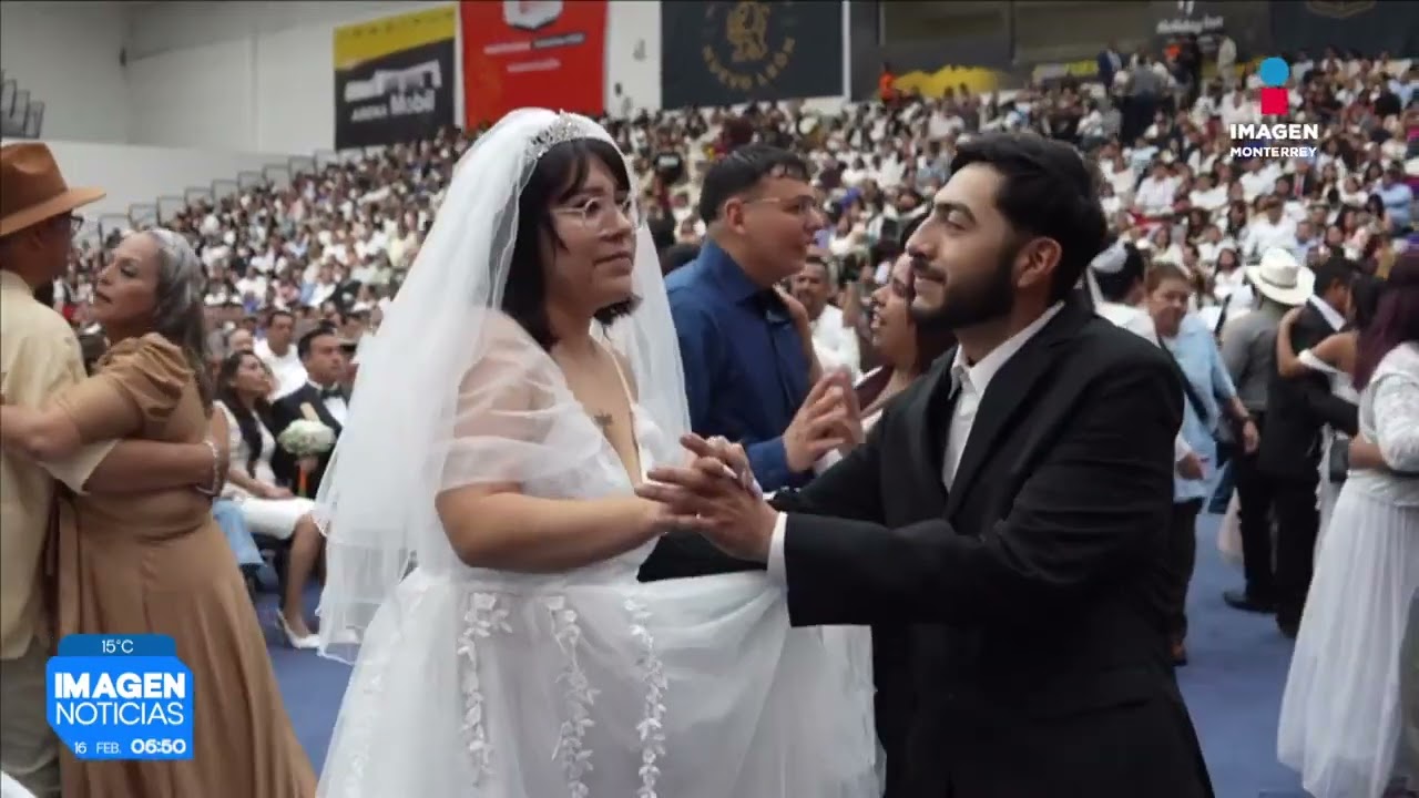 2 mil 500 parejas se casaron en Nuevo Le&oacute;n | Noticias MTY primera emisi&oacute;n