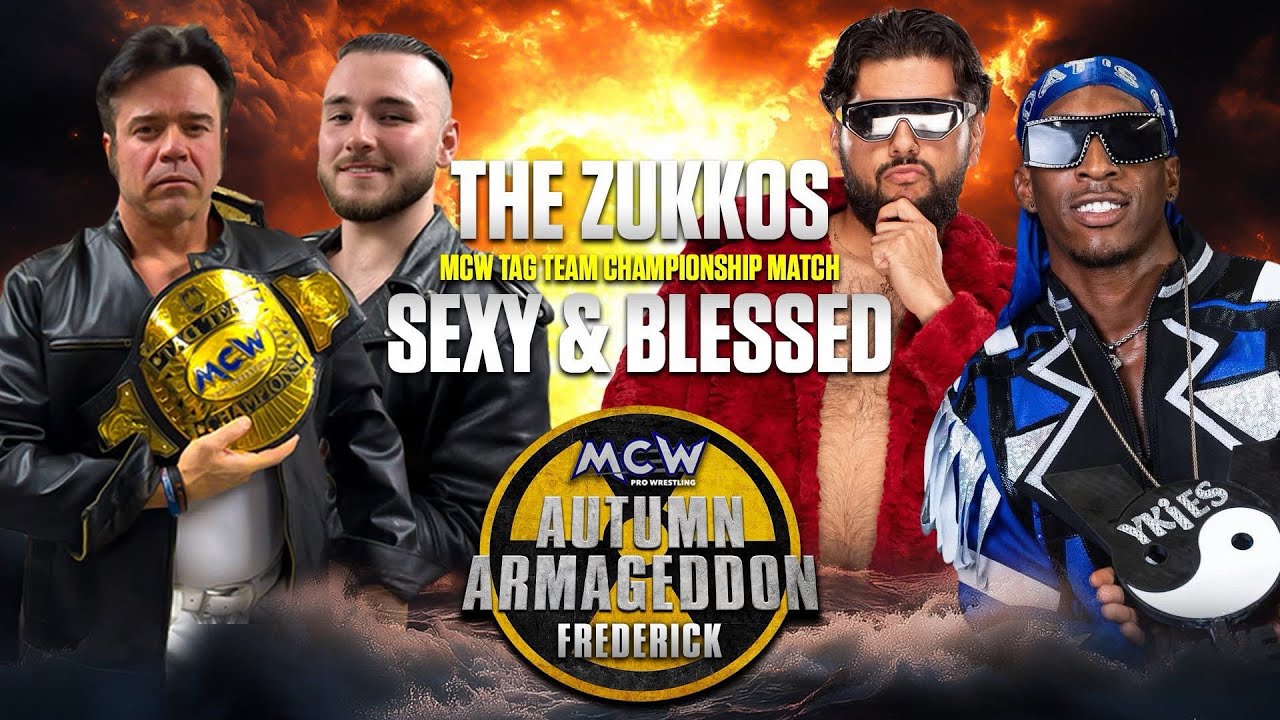 Sexy & Blessed vs The Zukkos - MCW Tag Team Championship Match 