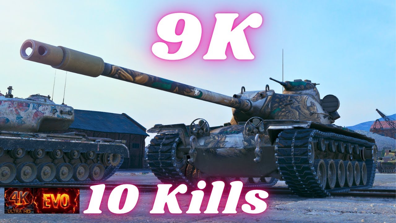 T110E5  9K Damage 10 Kills WoT Replay – World of Tanks