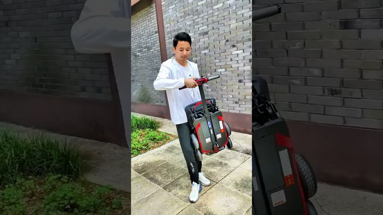 Foldable mini scooter easy to use #baby #cycle #scooter and auto wheel chairs