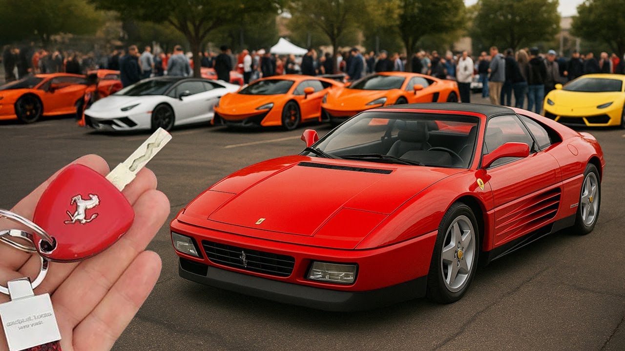 POV: Driving A Ferrari 348 To Cars And Coffee!