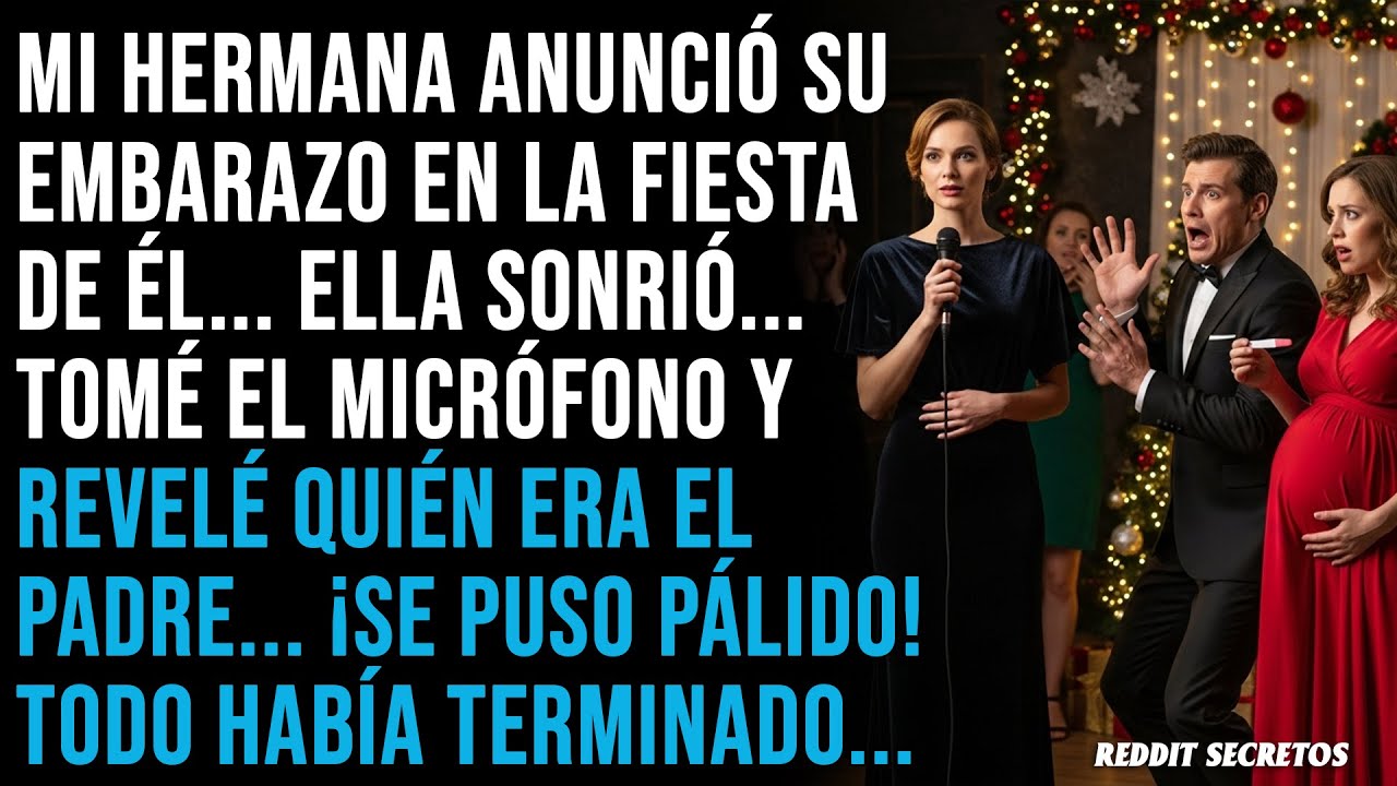 Mi hermana anunció su embarazo en la fiesta de él... 487 personas vieron la prueba: 