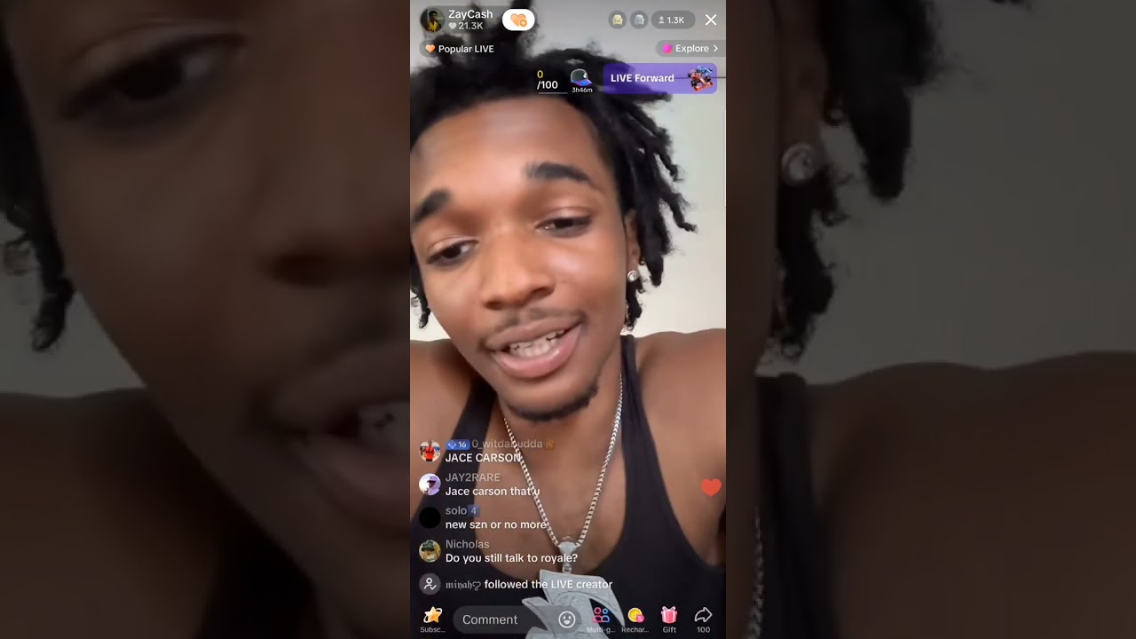 Isaiah Hill Tiktok Live 7-7-24