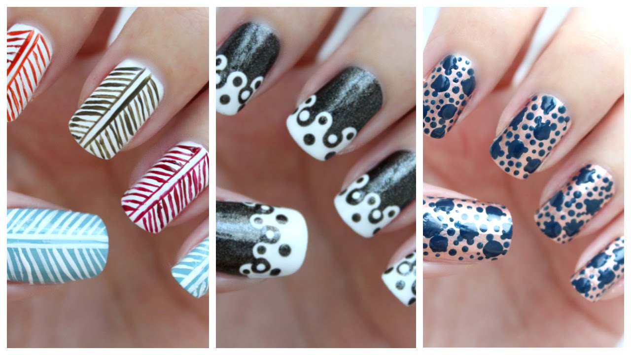 Easy Nail Art For Beginners!!! #25 | JennyClaireFox