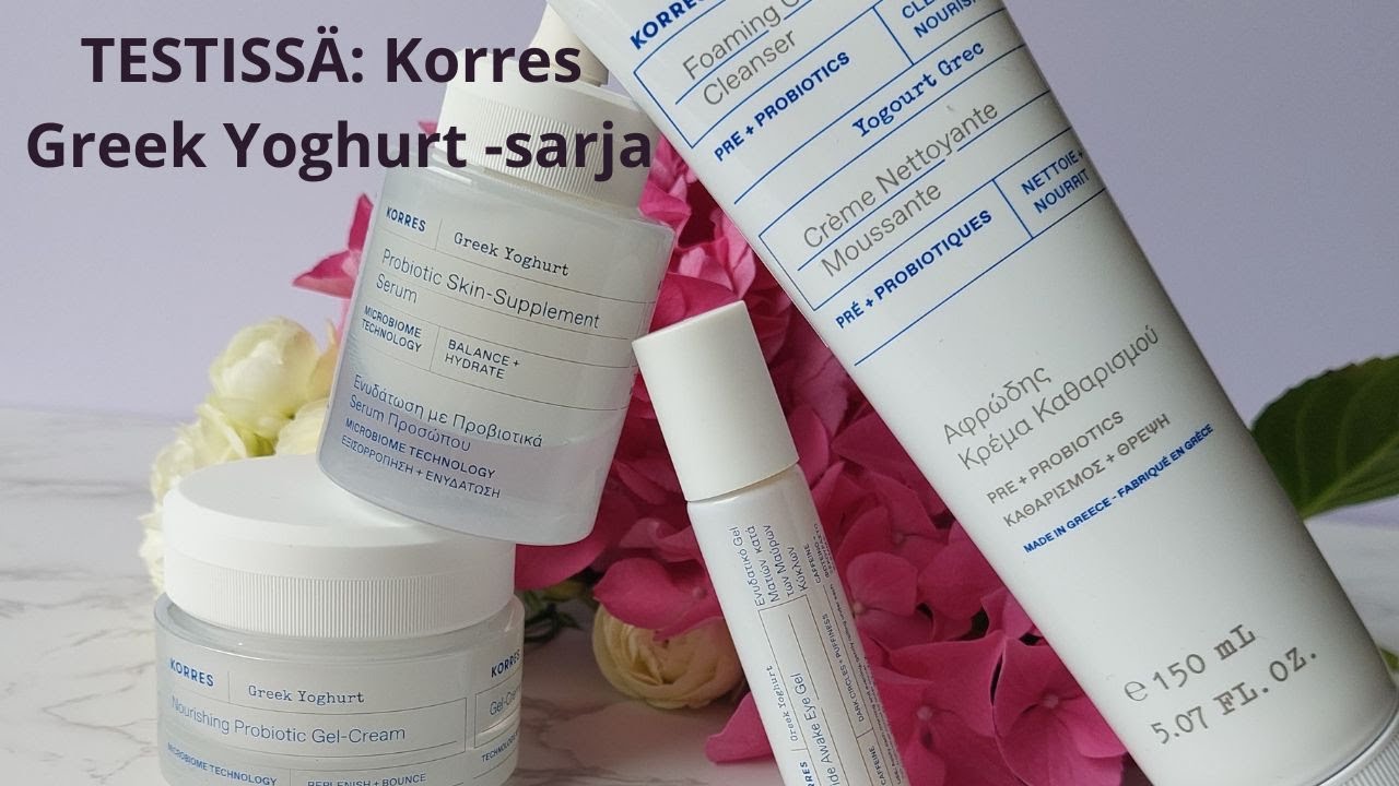 Testissä Korres Greek Yoghurt -sarja