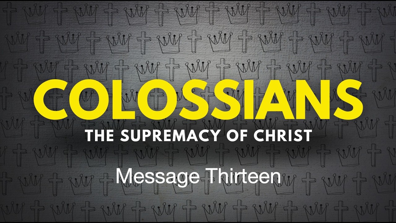 Colossians 4:12-18 - Woody Cumbie - Colossians - December 1, 2024