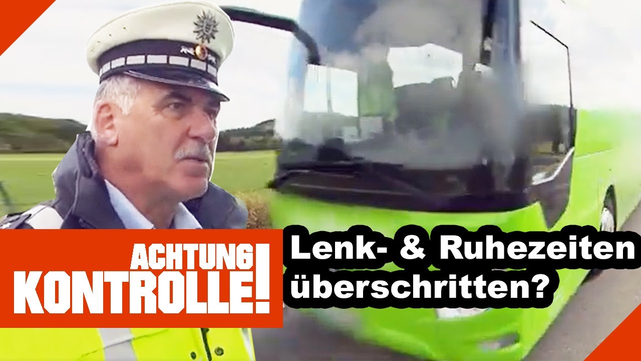 Zweitfahrer schläft während Fahrt? Ruhe- & Lenkzeiten FALSCH? |2/2| Kabel Eins Achtung Kontrolle