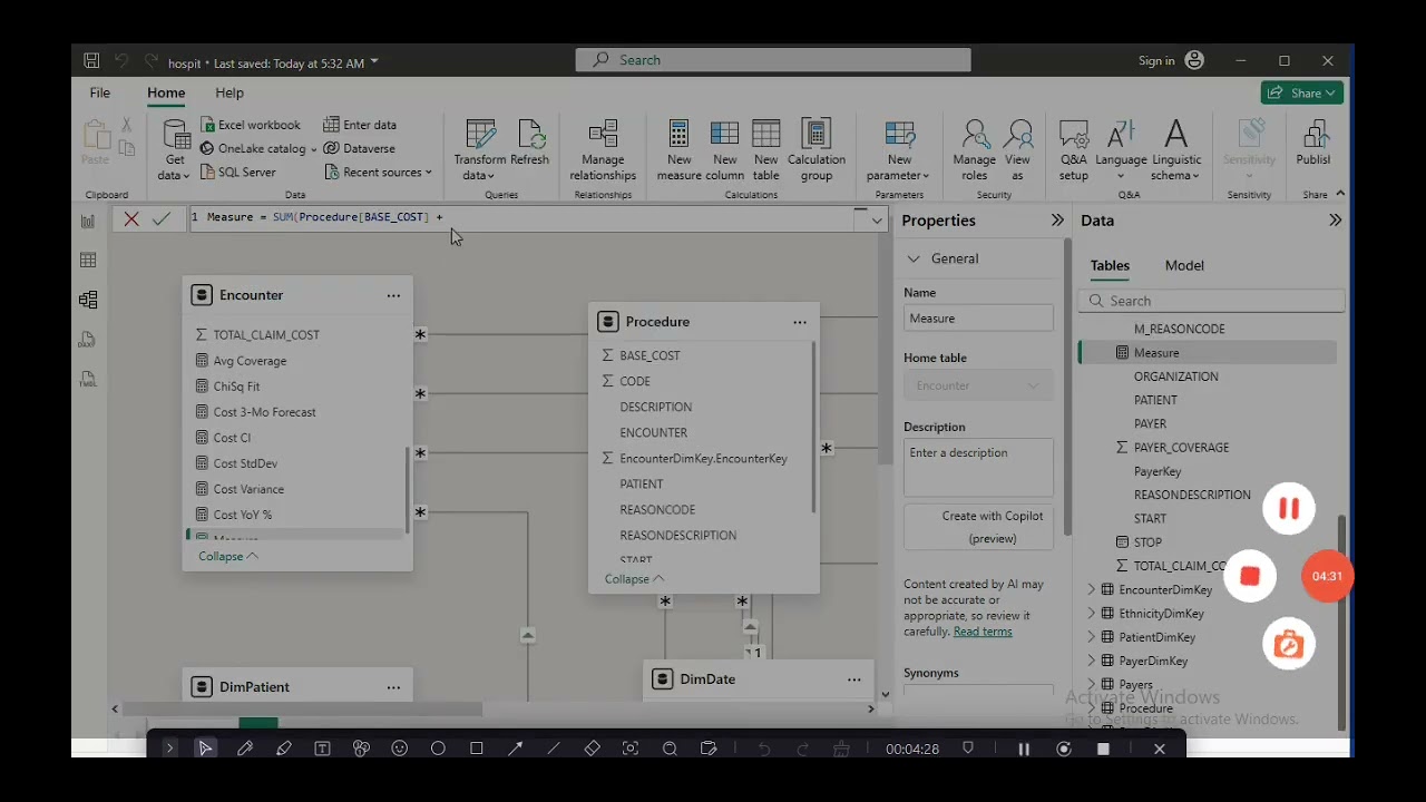 Data modeling (DataAnalytik Power bi)