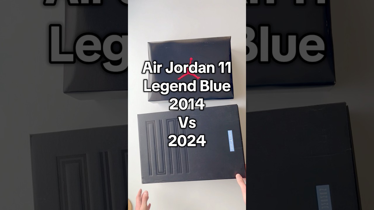 Packaging used to be elite #airjordan11 #legendblue #2014 #2024 #sneakers #fyp