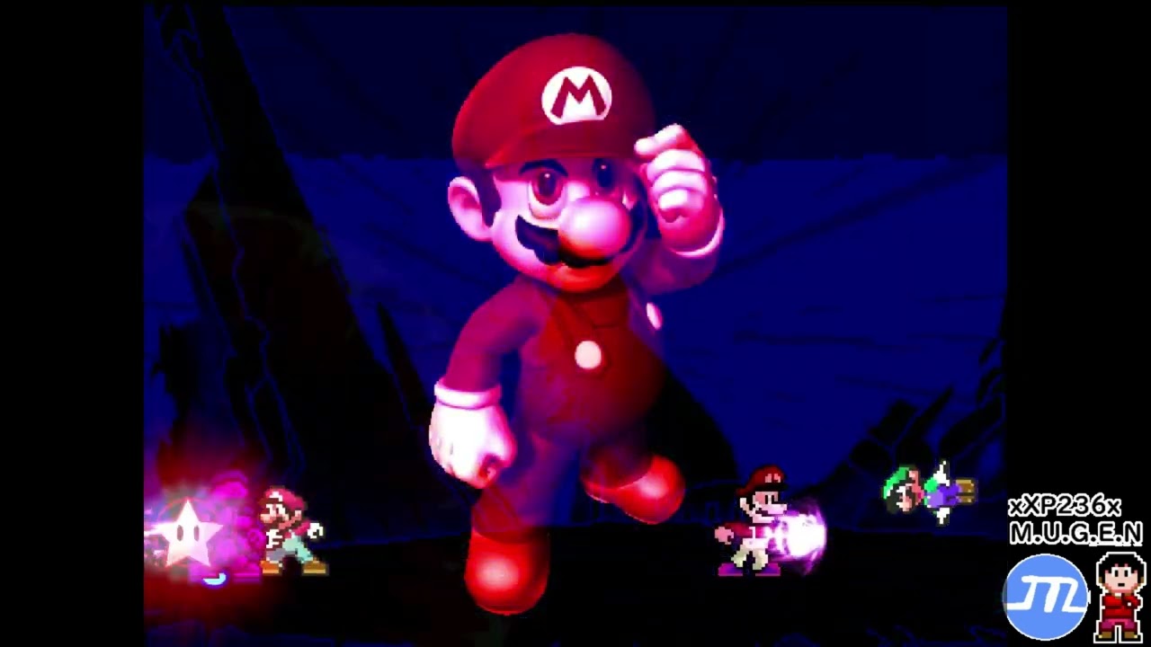 MUGEN Pesky Mario Bros vs Kusamochi Mario Bros