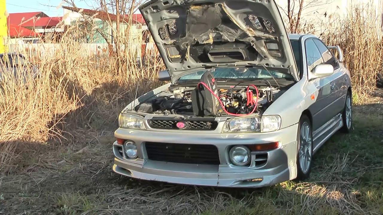 ヤフオクで１８万円で競り落とした平成９年型インプレッサ・セダン・GC-8.速いし、楽しいし、最高のくるまじゃ。＼(^o^)／